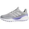 imageadidas Womens Summervent Spikeless Golf ShoeGrey TwoSilver MetallicLight Purple