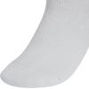 imageadidas Womens Super Soft Cushioned Comfort Cozy Crew Socks 3PairClear Onix GreyBlackWhite