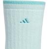 imageadidas Womens Super Soft Cushioned Comfort Cozy Crew Socks 3PairHalo Mint GreenClear PinkPreloved Ink Blue