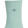 imageadidas Womens Super Soft Cushioned Comfort Cozy Crew Socks 3PairHazy GreenWonder BeigeWonder White