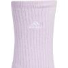 imageadidas Womens Super Soft Cushioned Comfort Cozy Crew Socks 3PairIce LavenderWhiteBlue Spark