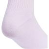 imageadidas Womens Super Soft Cushioned Comfort Cozy Crew Socks 3PairIce LavenderWhiteBlue Spark