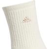 imageadidas Womens Super Soft Cushioned Comfort Cozy Crew Socks 3PairWonder WhiteWonder ClayWonder Orchid Purple
