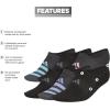imageadidas Womens Superlite 30 6Pack Super No Show Athletic Socks Invisible Ultra LowProfile Cushion ampamp Arch CompressionBlackBliss PinkSemi Blue Burst