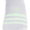 imageadidas Womens Superlite 30 6Pack Super No Show Athletic Socks Invisible Ultra LowProfile Cushion ampamp Arch CompressionClear Onix GreySemi Green SparkPreloved Ink Blue