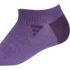 imageadidas Womens Superlite 30 No Show Athletic Socks 6Pair LowProfile Fit with Targeted Padding and Arch CompressionAurora Plum PurplePowder Plum PurplePowder Teal Green