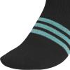imageadidas Womens Superlite 30 No Show Athletic Socks 6Pair LowProfile Fit with Targeted Padding and Arch CompressionBlackPowder Teal GreenBlue Fusion