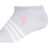 imageadidas Womens Superlite 30 No Show Athletic Socks 6Pair LowProfile Fit with Targeted Padding and Arch CompressionClear Onix GreySemi Pink SparkPreloved Purple