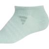 imageadidas Womens Superlite 30 No Show Athletic Socks 6Pair LowProfile Fit with Targeted Padding and Arch CompressionHazy GreenPreloved Ink BlueSemi Pink Spark