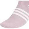imageadidas Womens Superlite 30 No Show Athletic Socks 6Pair LowProfile Fit with Targeted Padding and Arch CompressionPreloved Fig PurpleBlue DawnClear Onix Grey