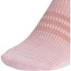 imageadidas Womens Superlite 30 No Show Athletic Socks 6Pair LowProfile Fit with Targeted Padding and Arch CompressionWarm Clay PinkWonder BeigeWhite
