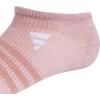 imageadidas Womens Superlite 30 No Show Athletic Socks 6Pair LowProfile Fit with Targeted Padding and Arch CompressionWarm Clay PinkWonder BeigeWhite