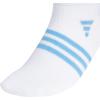 imageadidas Womens Superlite 30 No Show Athletic Socks 6Pair LowProfile Fit with Targeted Padding and Arch CompressionWhiteBlue BurstClear Onix Grey
