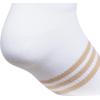 imageadidas Womens Superlite 30 No Show Athletic Socks 6Pair LowProfile Fit with Targeted Padding and Arch CompressionWhiteWarm Sandstone BeigePreloved Teal Green