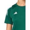 imageadidas Womens Tiro 24 JerseyTeam Dark GreenWhite