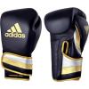 imageadidas AdiSpeed 501 Pro Kickboxing ampamp Boxing Gloves for Men ampamp Women  Leather Training Gloves for Heavy Bag Sparring ampamp FitnessMET BLACKSILVERGOLD