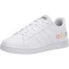 imageadidas Kids Grand Court SneakerWhiteWhiteBlack