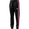 imageadidas Mens 3Stripes Tricot Tapered Track PantsBlackLucid Pink