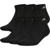 imageadidas Mens Athletic Cushioned Low Cut Socks with Arch Compression for a Secure Fit 6PairBlackAluminum 2