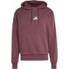 imageadidas Mens Essentials Feel Cozy Fleece HoodieAurora RubyWhite