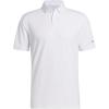 imageadidas Mens Goto Polo ShirtWhite Melange