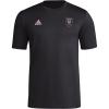 imageadidas Mens Inter Miami Cf MLS Short Sleeve TShirtBlack Miami Small Logo