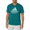 imageadidas Mens Mexico Alphaskin Graphic TShirtMystery Green
