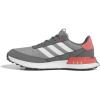 imageadidas Mens S2G Spikeless 24 Golf ShoesGrey ThreeFootwear WhitePreloved Scarlet