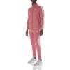 imageadidas Mens Size Basic 3Stripes Tricot Track SuitPreloved Crimson