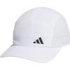 imageadidas Mens Superlite Trainer 3 Performance Relaxed Fit Adjustable Running and Training HatWhiteBlack ReflectiveSilver Reflective