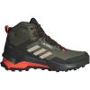 imageadidas Mens Terrex AX4 Mid GoreTex Hiking ShoeOlive StrataWonder BeigeBlack