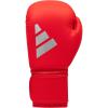 imageadidas Speed 50 Gel Boxing Gloves  Adult Boxing Gloves for Men ampamp Women  Heavy Bag Gloves Kickboxing Gloves for Women MMA Sparring Gloves Punching Bag Gloves for MenREDSILVER
