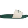 imageadidas Unisex Adult Adilette Shower Slip On SlidesWonder WhiteCollegiate GreenCollegiate Green