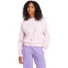 imageadidas Womens Essentials Small Logo Feel Cozy SweatshirtClear PinkWhite