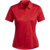 imageadidas Womens Performance Primegreen Golf Polo ShirtCollegiate Red