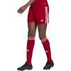 imageadidas Womens Squadra ShortsTeam Power RedWhite Full Stripes