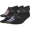 imageadidas Womens Superlite 30 6Pack Super No Show Athletic Socks Invisible Ultra LowProfile Cushion ampamp Arch CompressionBlackBliss PinkSemi Blue Burst