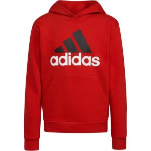 imageadidas Boys Long Sleeve Fleece Pullover HoodieBetter Scarlet