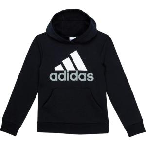 imageadidas Boys Long Sleeve Fleece Pullover HoodieBlack