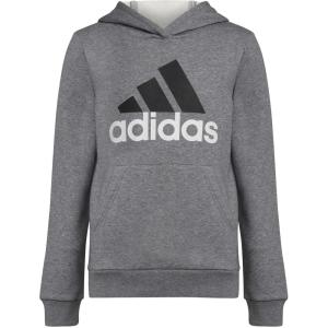imageadidas Boys Long Sleeve Fleece Pullover HoodieGrey