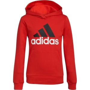 imageadidas Boys Long Sleeve Fleece Pullover HoodieVivid Red
