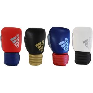 imageadidas Hybrid 200 Leather Boxing and Kickboxing Gloves for Women ampamp MenBLACKGOLD