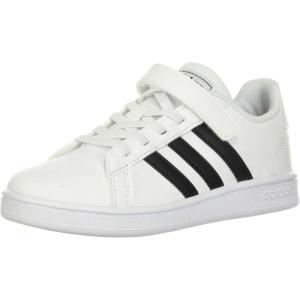 imageadidas Kids Grand Court SneakerWhiteBlackWhite Hook and Loop