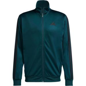 imageadidas Mens 3S FullZip Training Athletic Outerwear Casual Full Zip  WhiteAurora Ivy