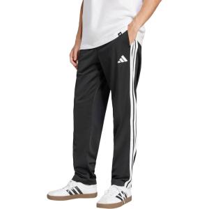 imageadidas Mens 3Stripes Tricot Opem Hem Track PantsBlack