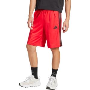 imageadidas Mens 3Stripes Tricot ShortsPure Ruby