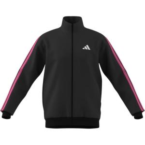 imageadidas Mens 3Stripes Tricot Track TopBlackLucid Pink