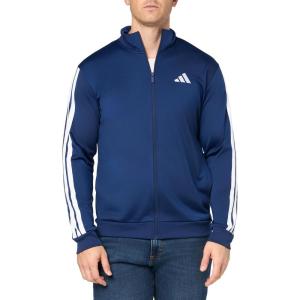 imageadidas Mens 3Stripes Tricot Track TopDark BlueBlue