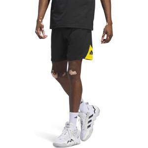 imageadidas Mens Badge of Sport ShortsBlackCrew Yellow