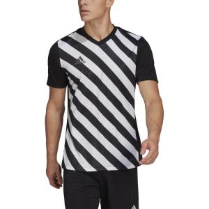 imageadidas Mens Entrada 22 JerseyBlackWhite